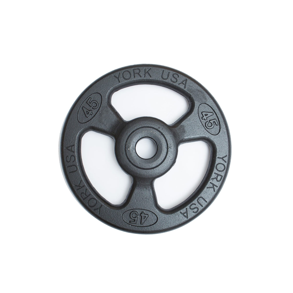 York Barbell 2″ Iso-Grip Steel Olympic Plate