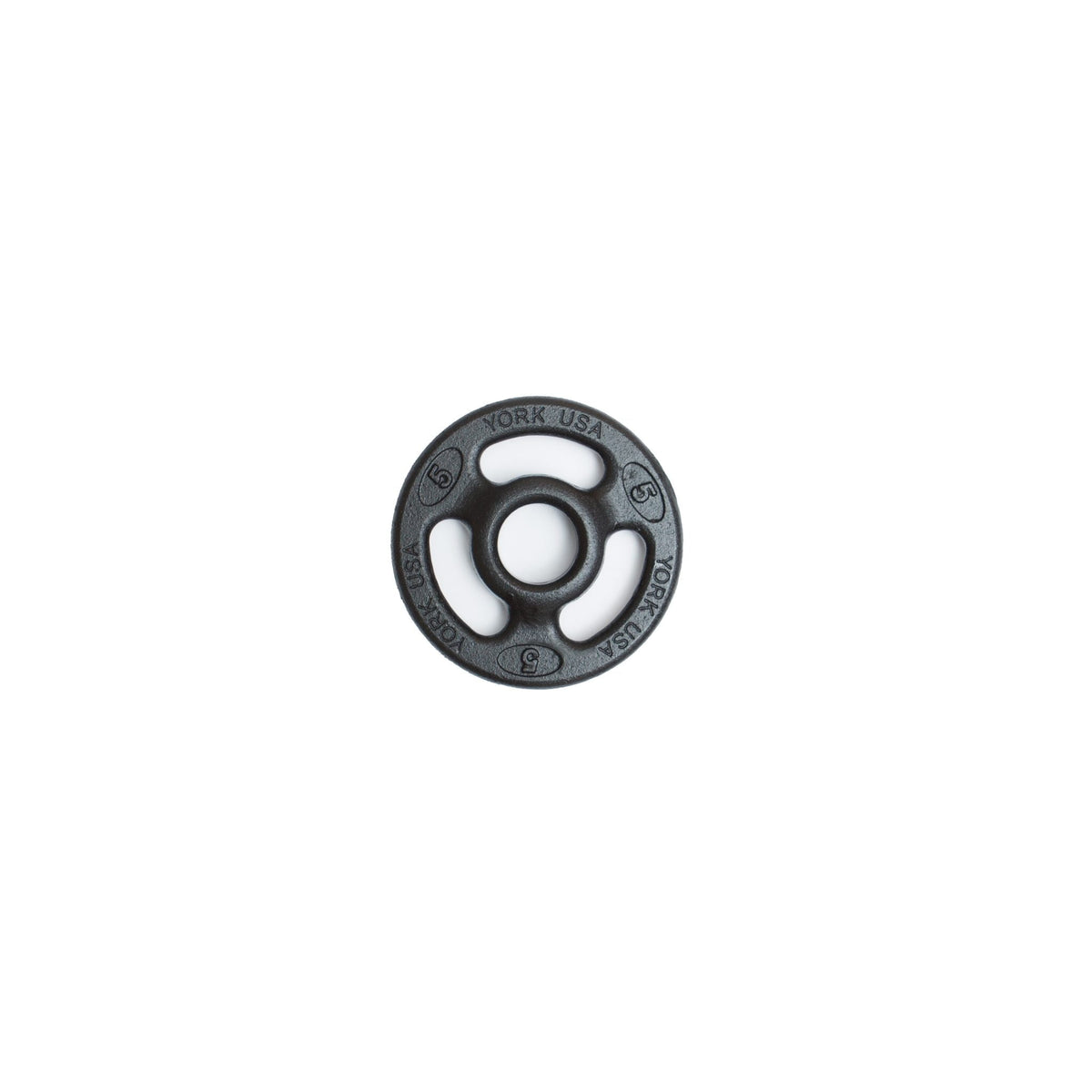 York Barbell 2″ Iso-Grip Steel Olympic Plate