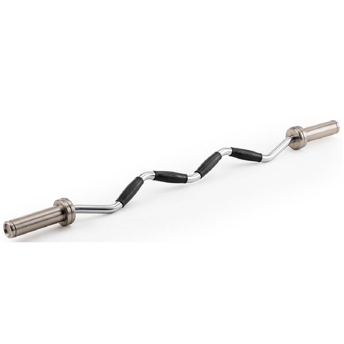 York Barbell International Curl Bar w/ Rubber Grips