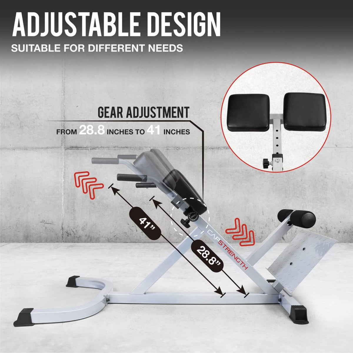 CAP Barbell Hyperextension Roman Chair