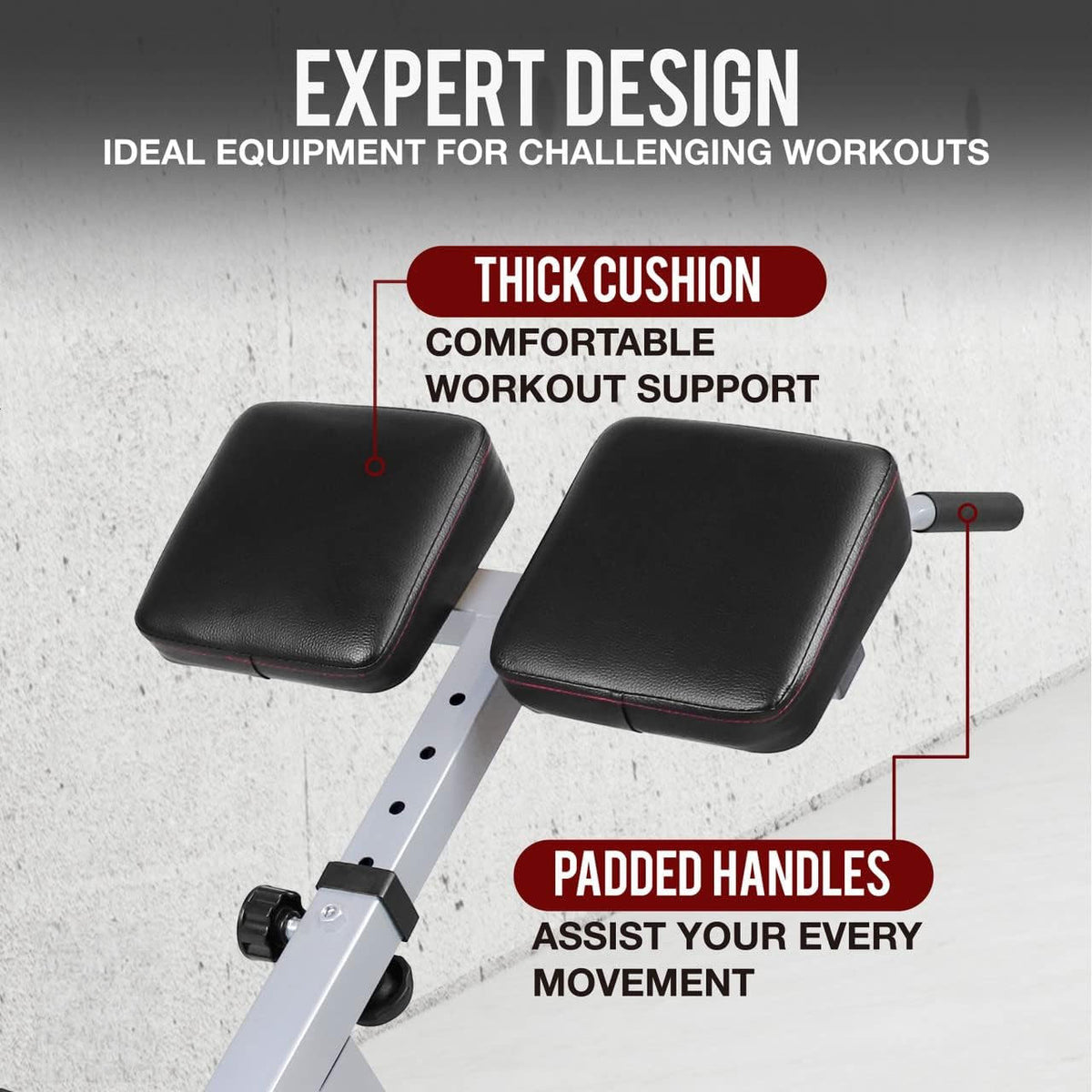 CAP Barbell Hyperextension Roman Chair