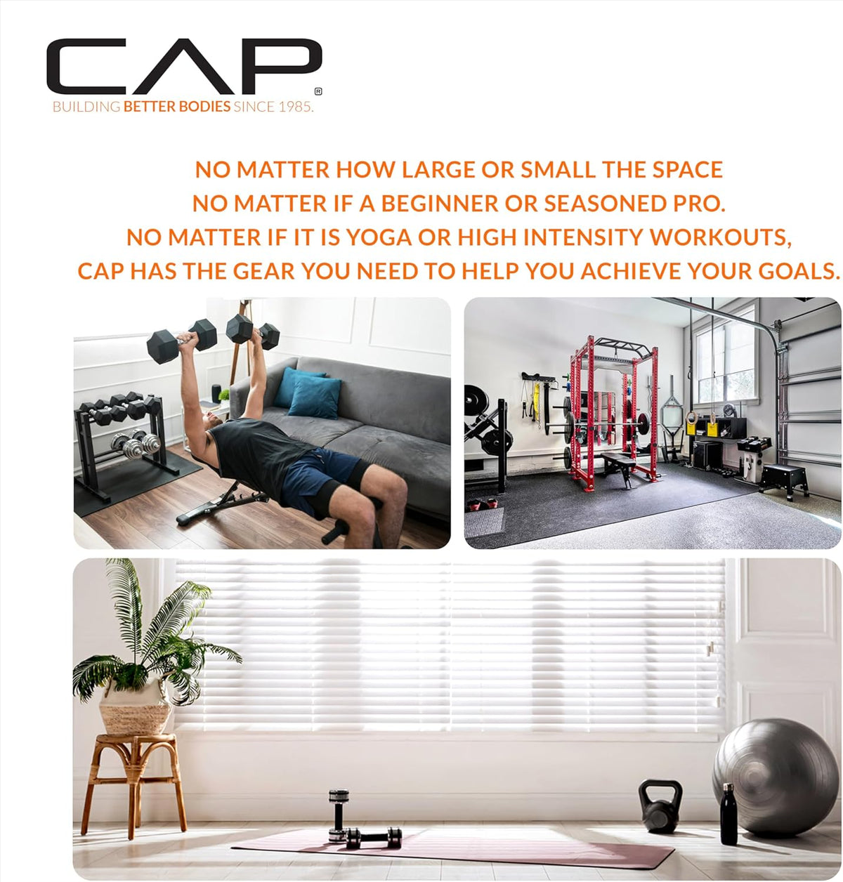 CAP Barbell Foldable Adjustable Weight Bench