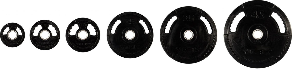 York Barbell 2″ G-2 Rubber Olympic Weight Plate