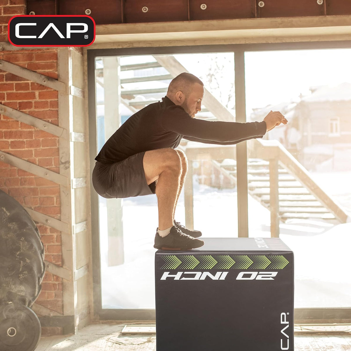 CAP Barbell 3-in-1 Foam Plyometric Box