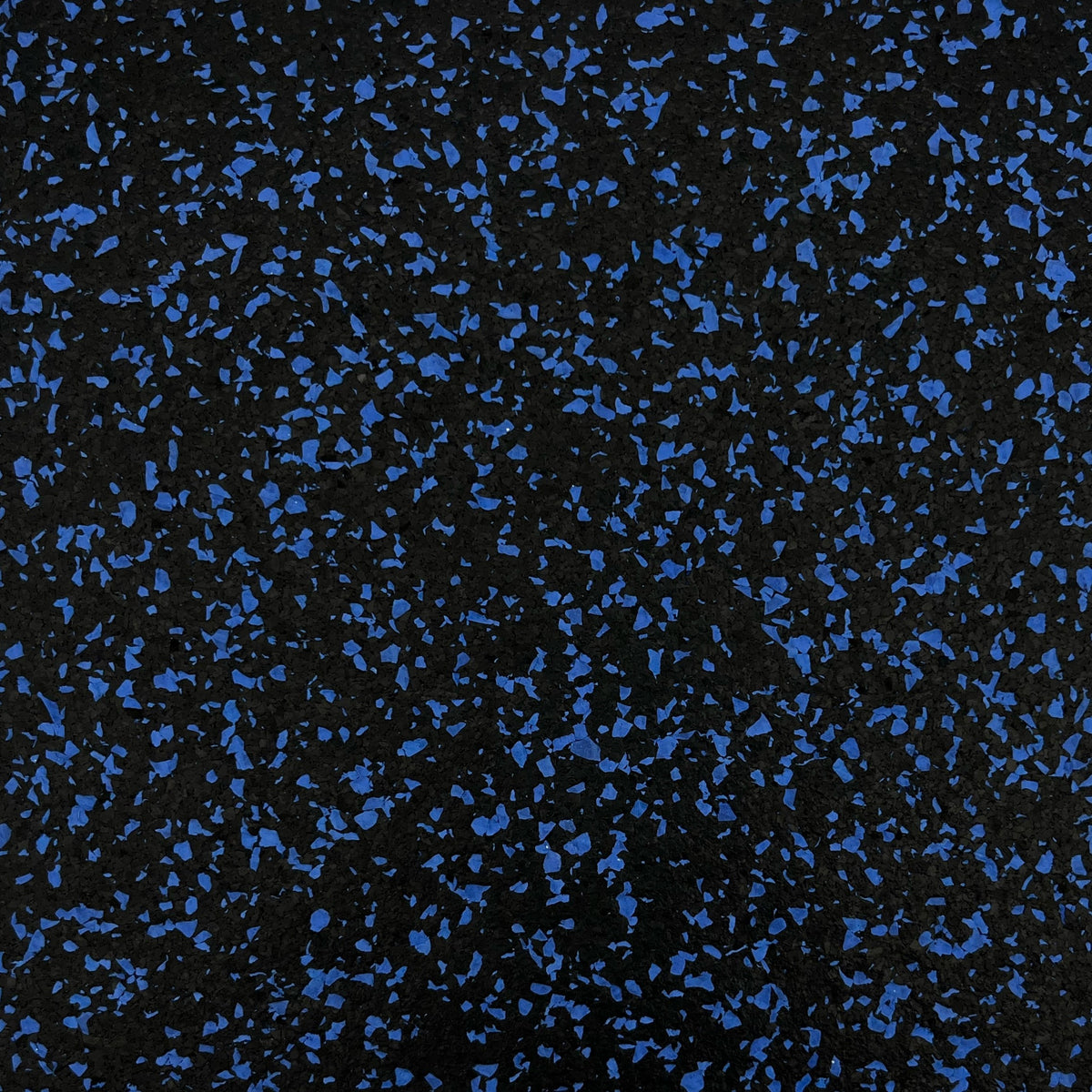 MAGMA Commercial Rubber Gym Flooring / Straight Edge Mat / 8mm (5/16") / Blue / 60% Fleck / 4' x 6' / 24 Sq Ft