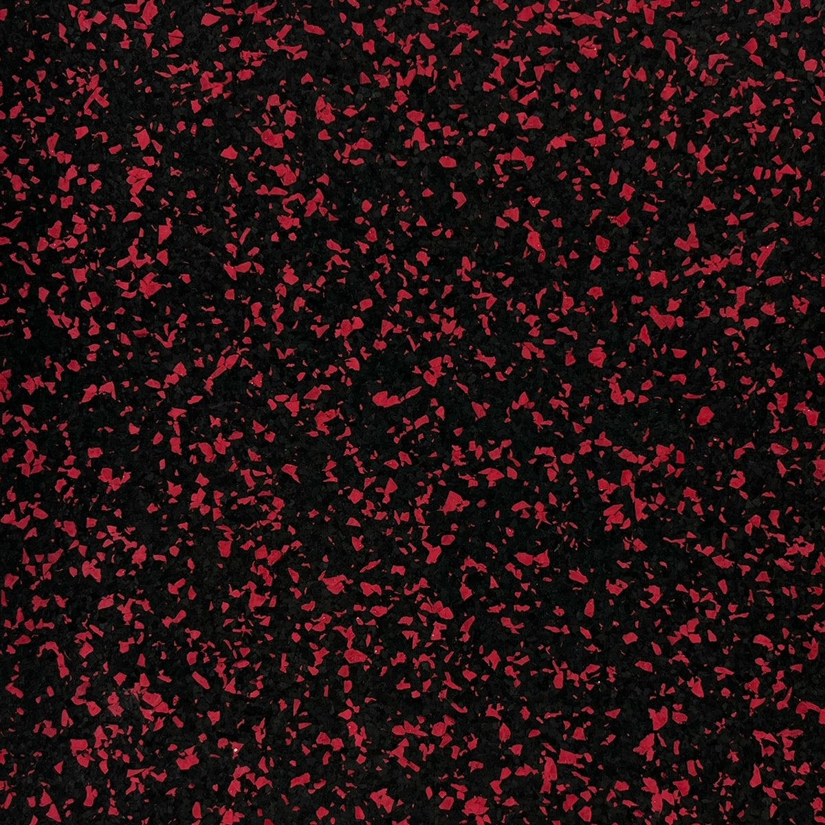 MAGMA Commercial Rubber Gym Flooring / Straight Edge Mat / 8mm (5/16") / Red / 60% Fleck / 4' x 6' / 24 Sq Ft