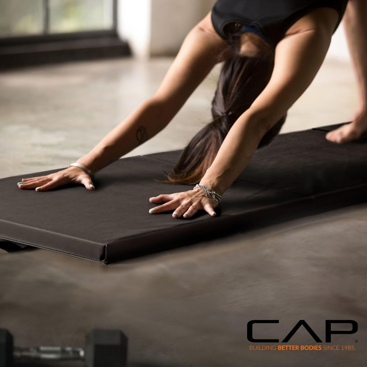 CAP Barbell Folding Exercise Mat with Carrying Handles