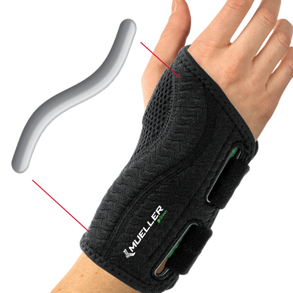 Mueller Green Fitted Wrist Brace