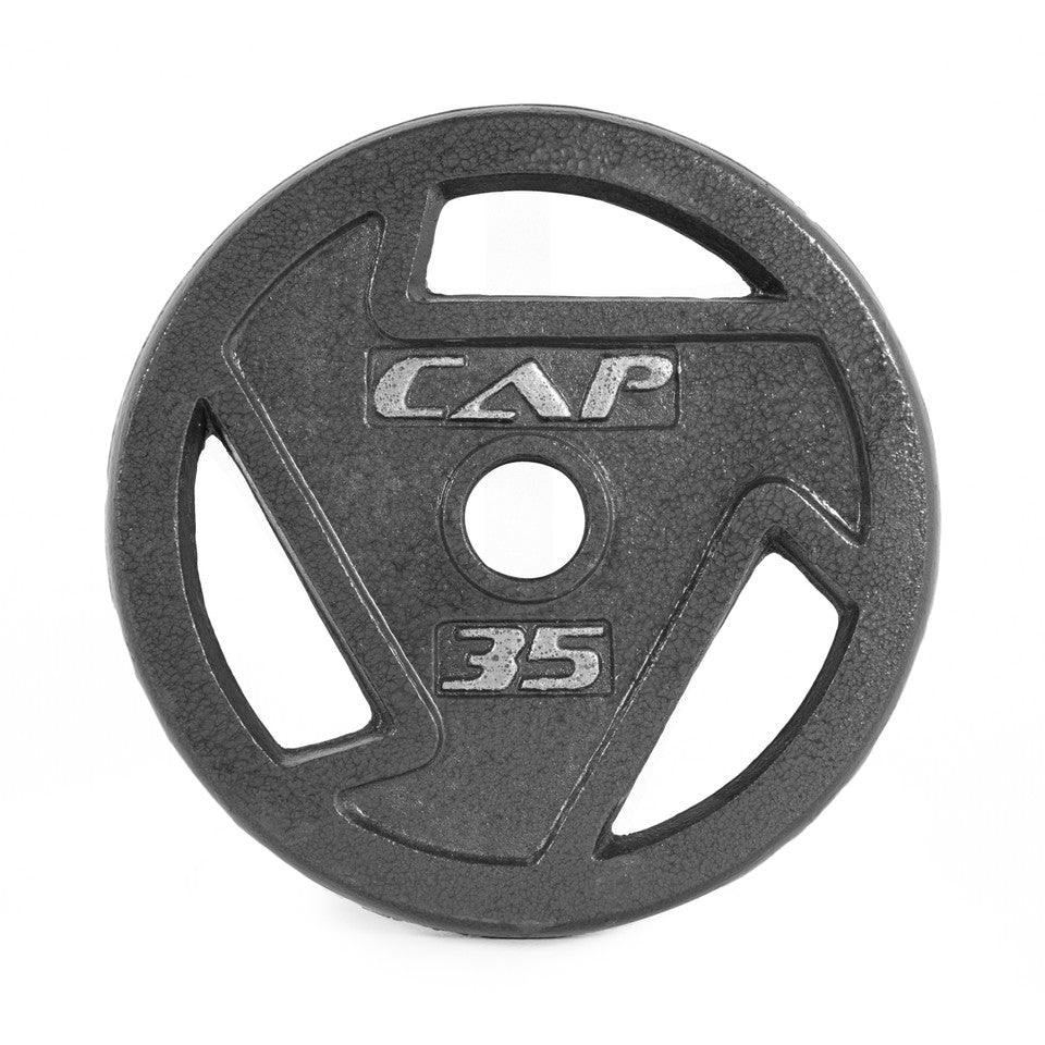 CAP Barbell Cast Iron 2-inch Olympic Grip Plates