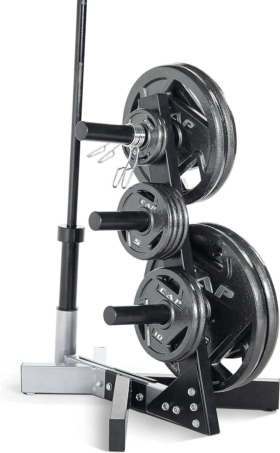 CAP Barbell Cast Iron 2-inch Olympic Grip Plates