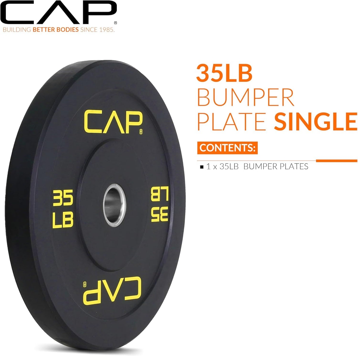 CAP Barbell Olympic Bumper Weight Plates