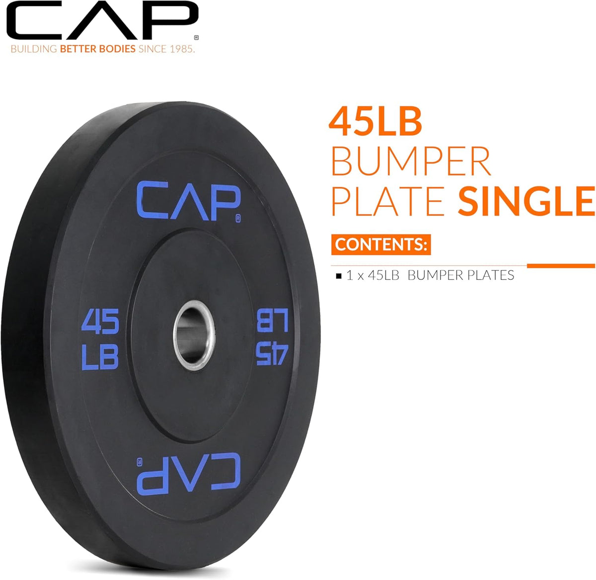 CAP Barbell Olympic Bumper Weight Plates