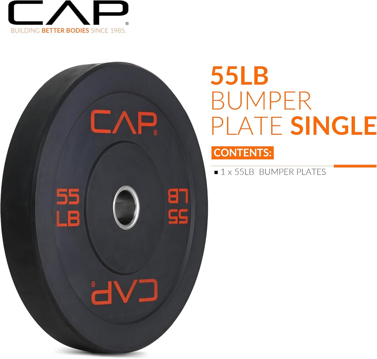 CAP Barbell Olympic Bumper Weight Plates