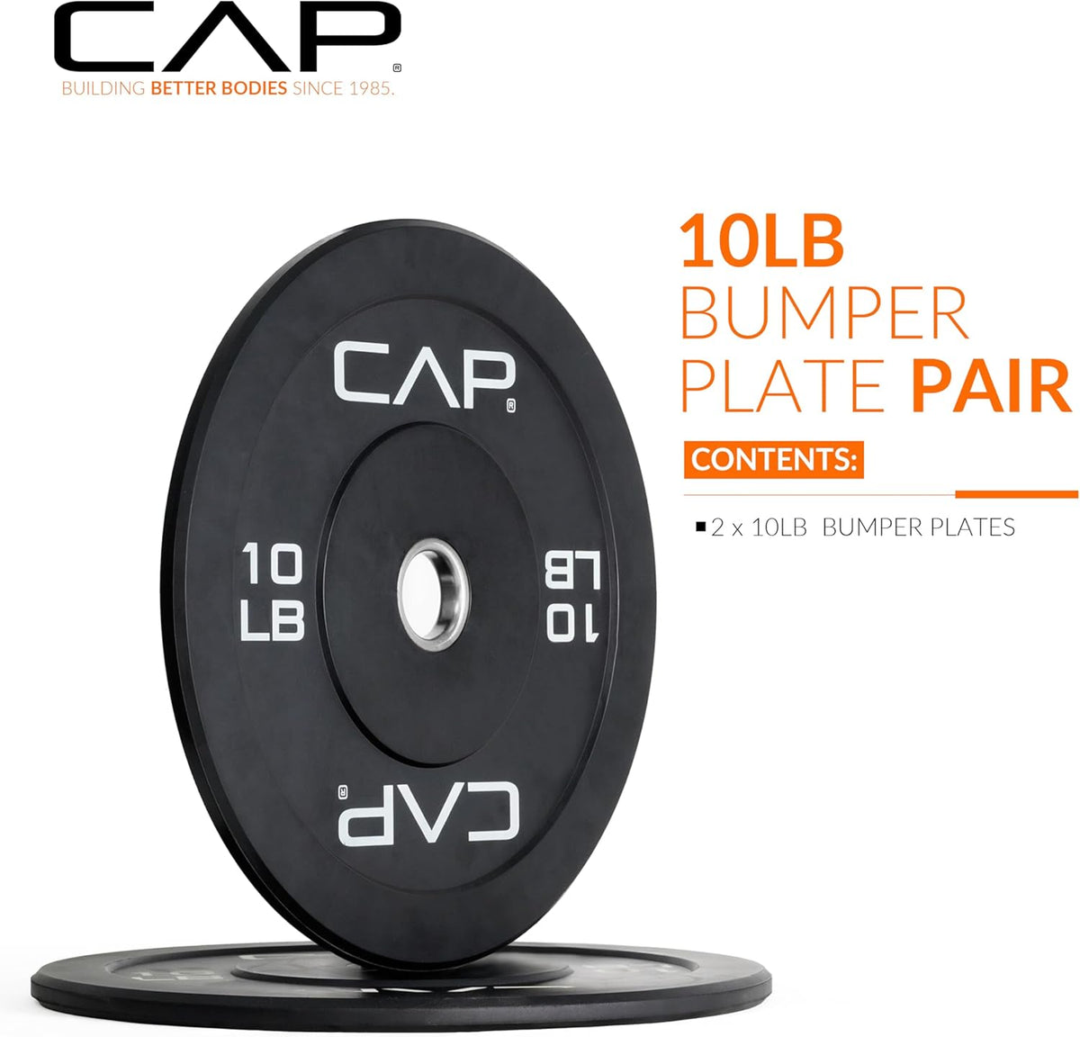 CAP Barbell Olympic Bumper Weight Plates