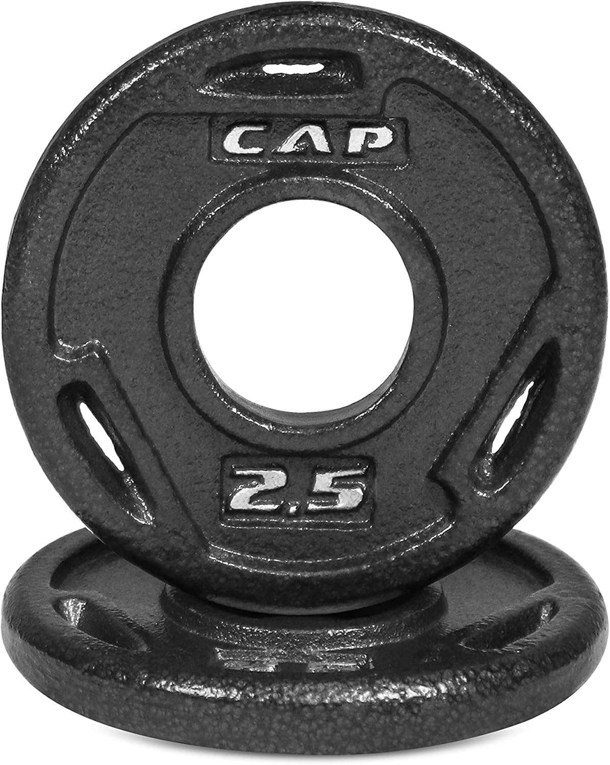 CAP Barbell Cast Iron 2-inch Olympic Grip Plates