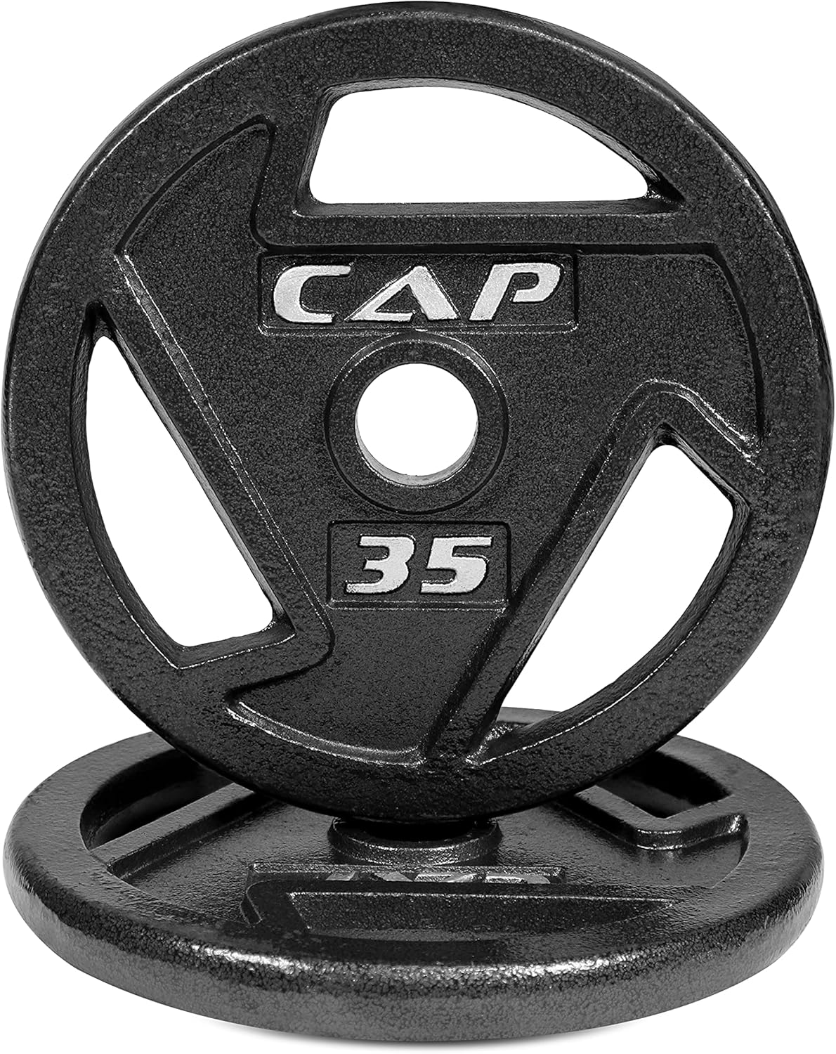 CAP Barbell Cast Iron 2-inch Olympic Grip Plates