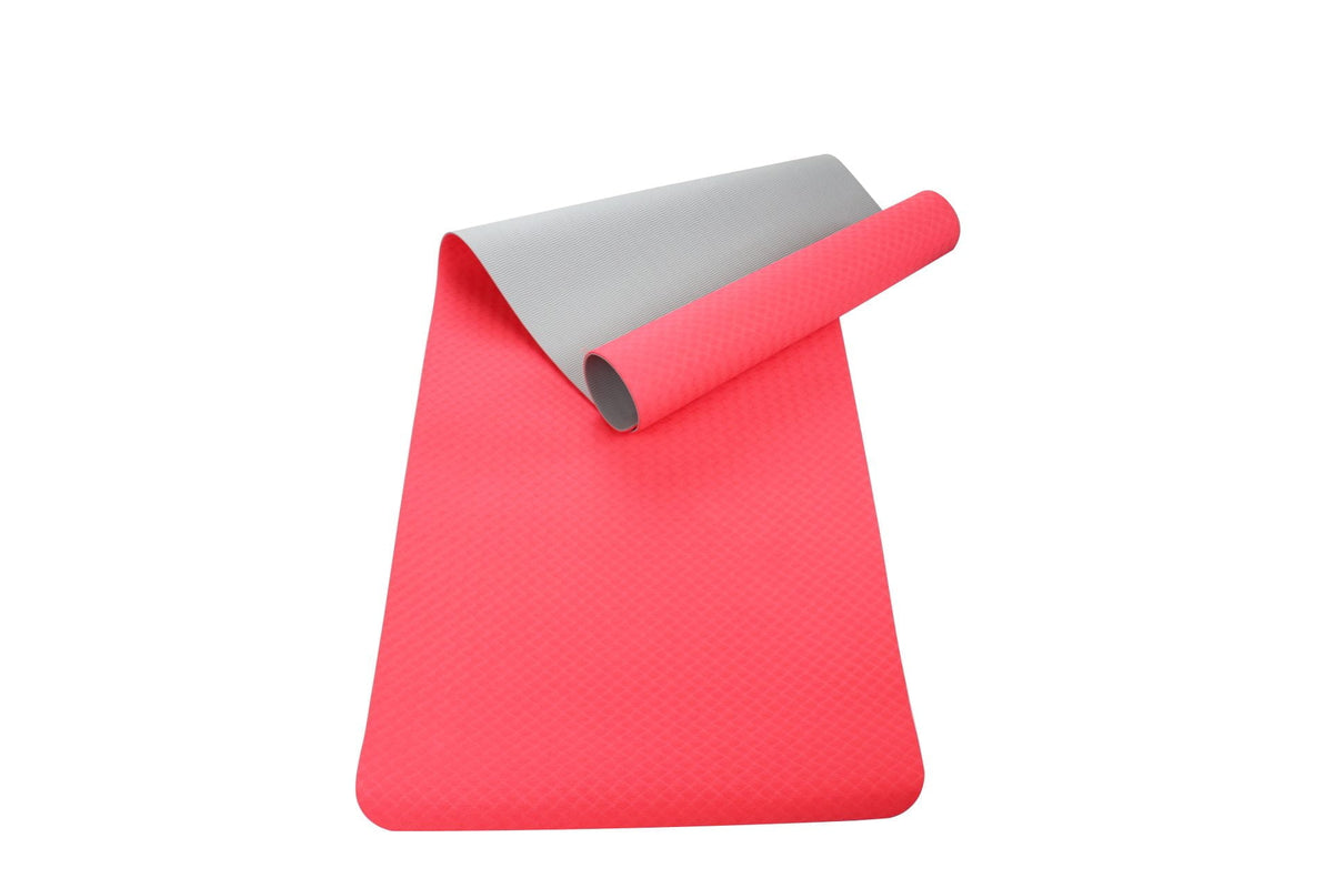 York Yoga Mat - Red &amp; Grey
