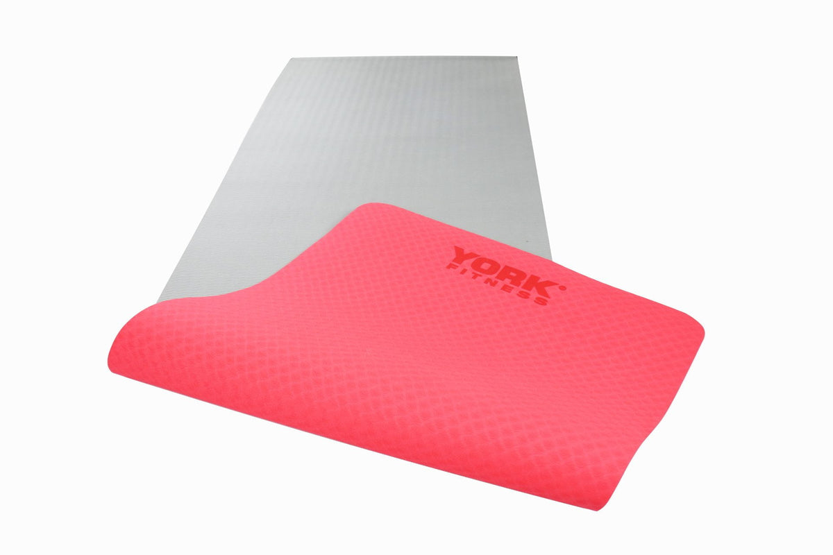 York Yoga Mat - Red/Gray