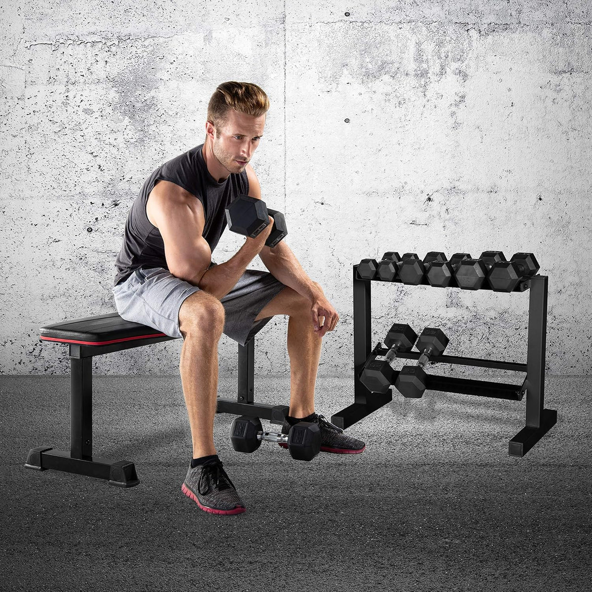 CAP Barbell 2-Tier 24-Inch Dumbbell Rack