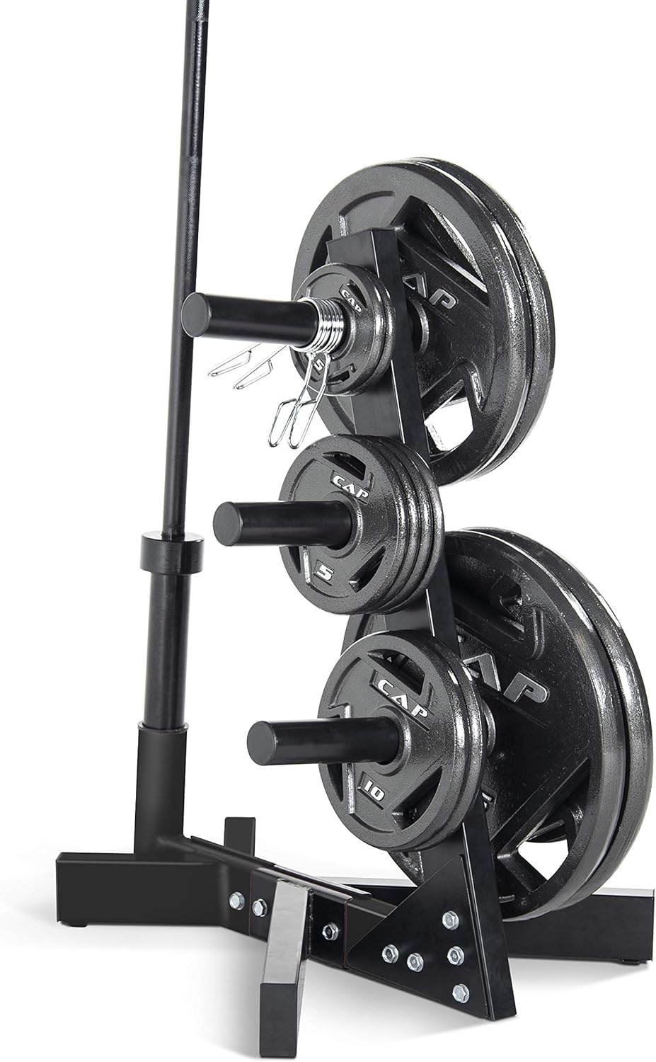 CAP Barbell Olympic Plate Tree Storage Rack