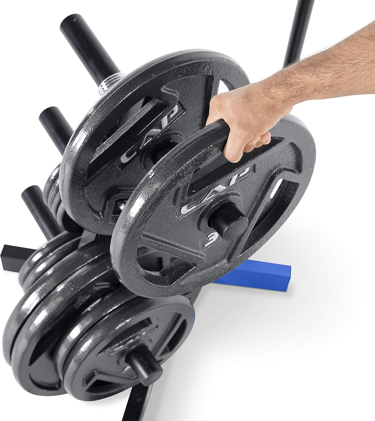 CAP Barbell Olympic Plate Tree Storage Rack