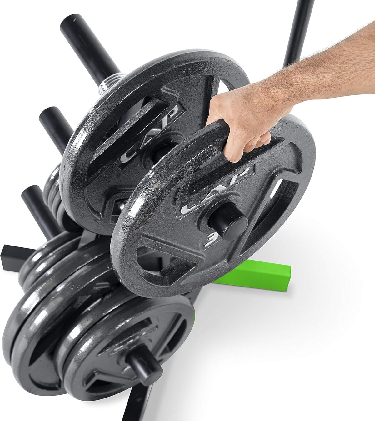 CAP Barbell Olympic Plate Tree Storage Rack