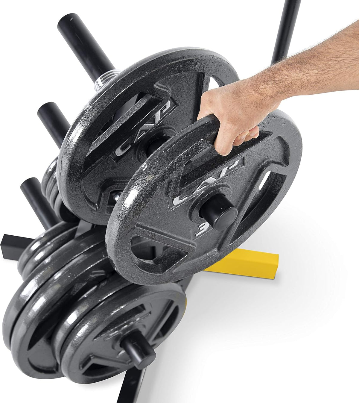 CAP Barbell Olympic Plate Tree Storage Rack