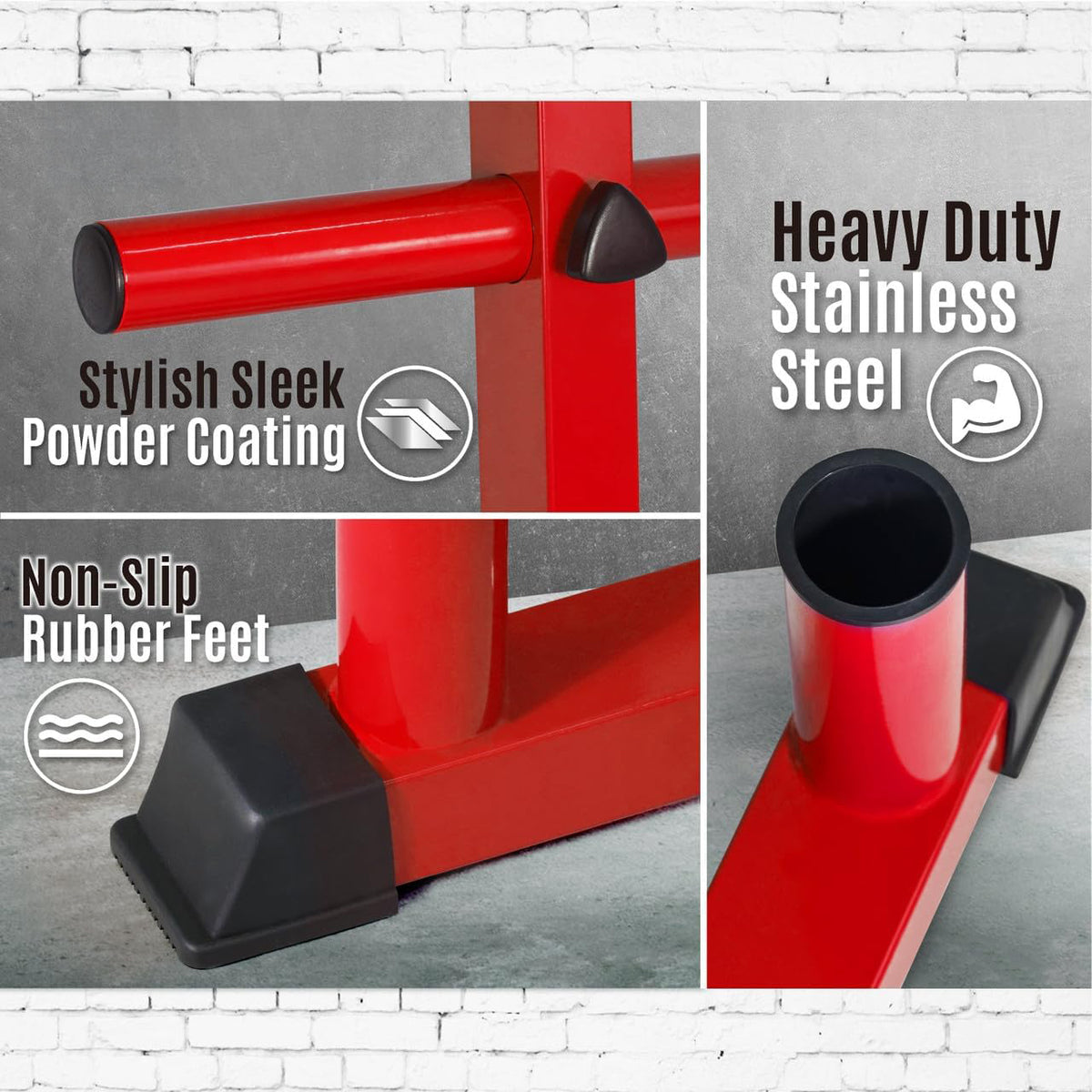 CAP Barbell Olympic Bumper Weight Plate Tree &amp; Barbell Holder