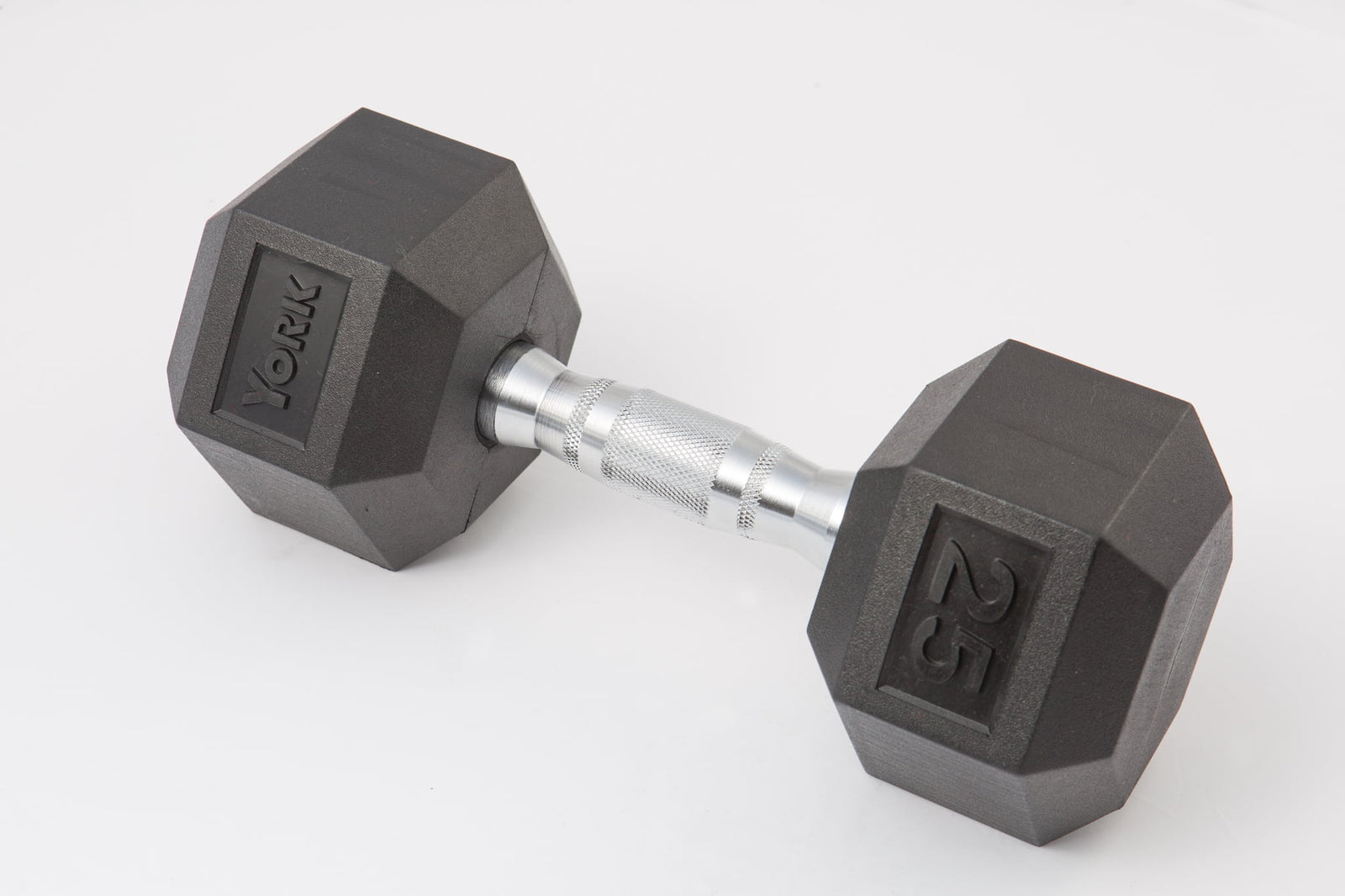 Rubber Hex Dumbbell - York Barbell