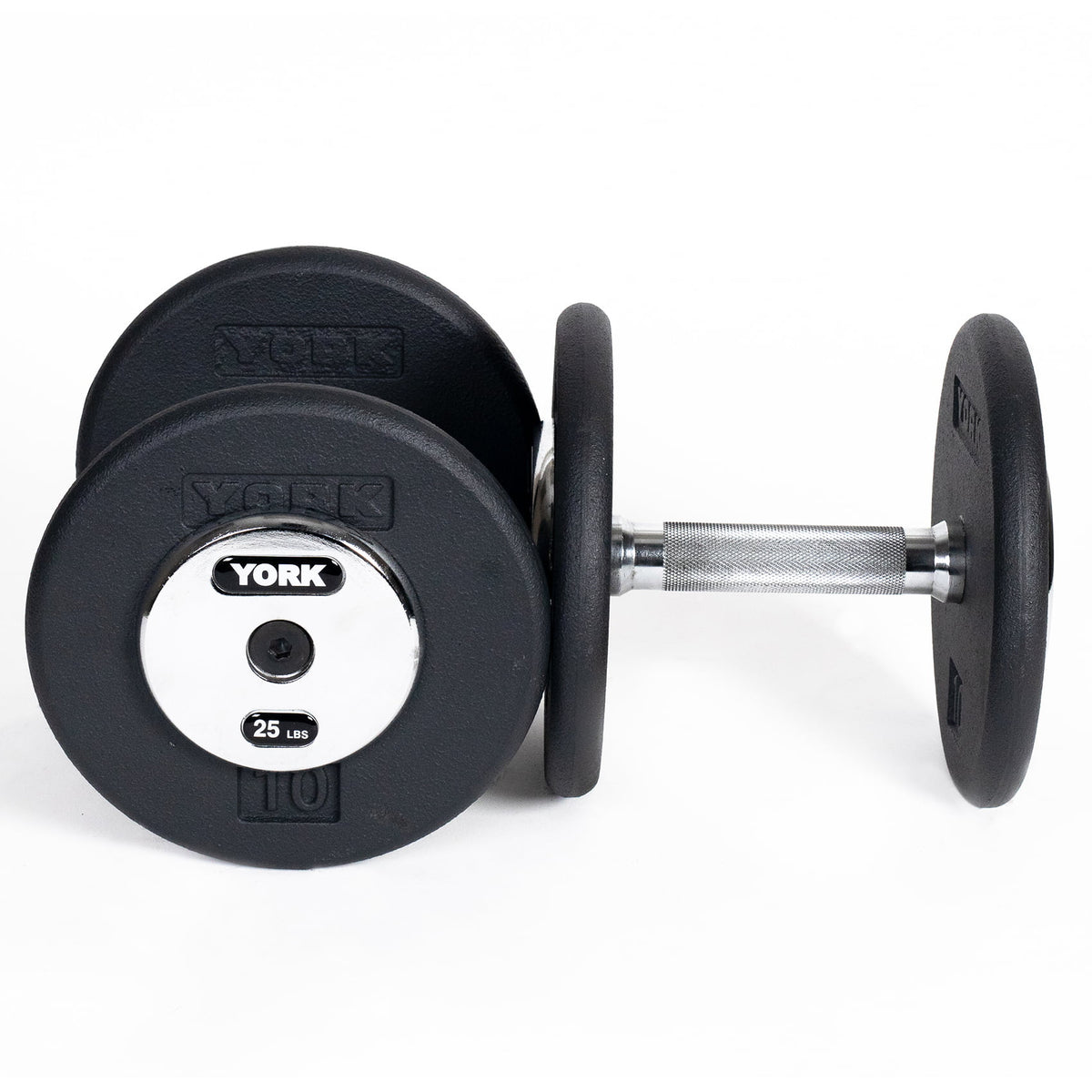 York Barbell SDH Dumbbell with Chrome End-Plate