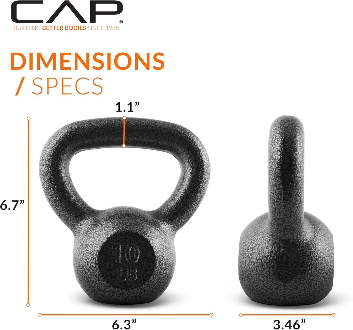 CAP Barbell Cast Iron Kettlebells