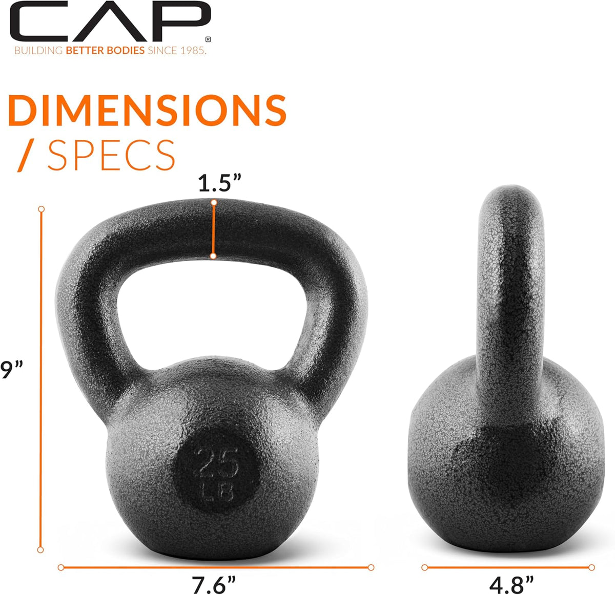 CAP Barbell Cast Iron Kettlebells