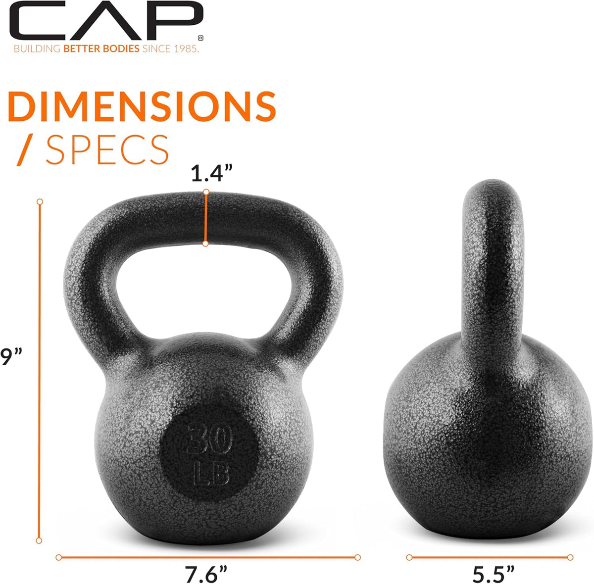 CAP Barbell Cast Iron Kettlebells