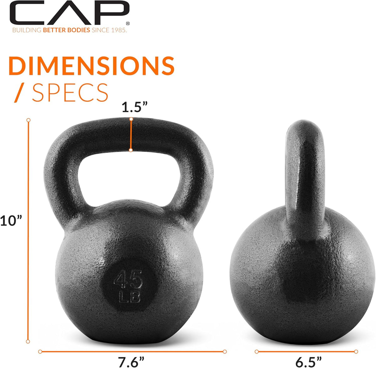 CAP Barbell Cast Iron Kettlebells