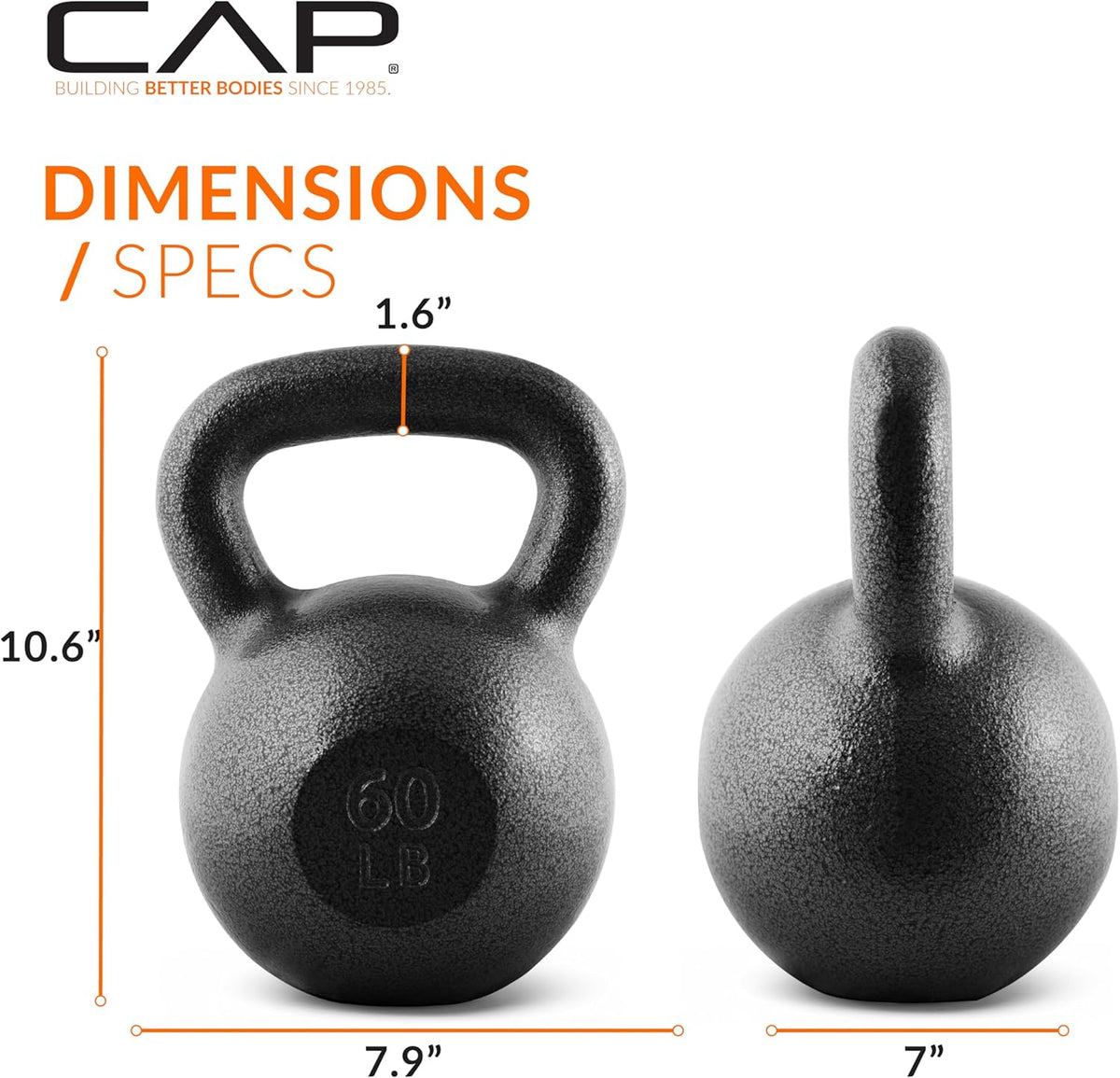 CAP Barbell Cast Iron Kettlebells