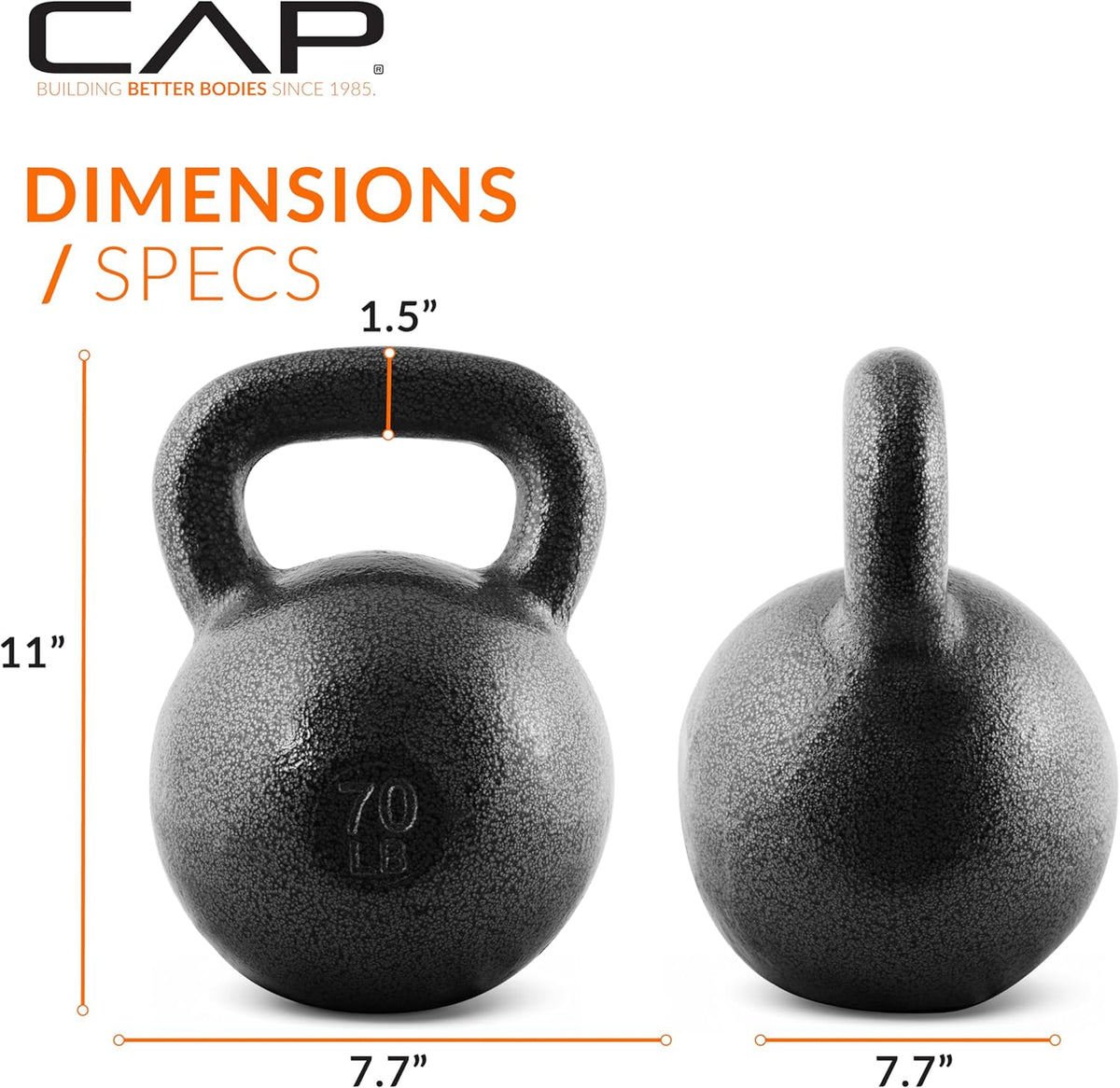 CAP Barbell Cast Iron Kettlebells