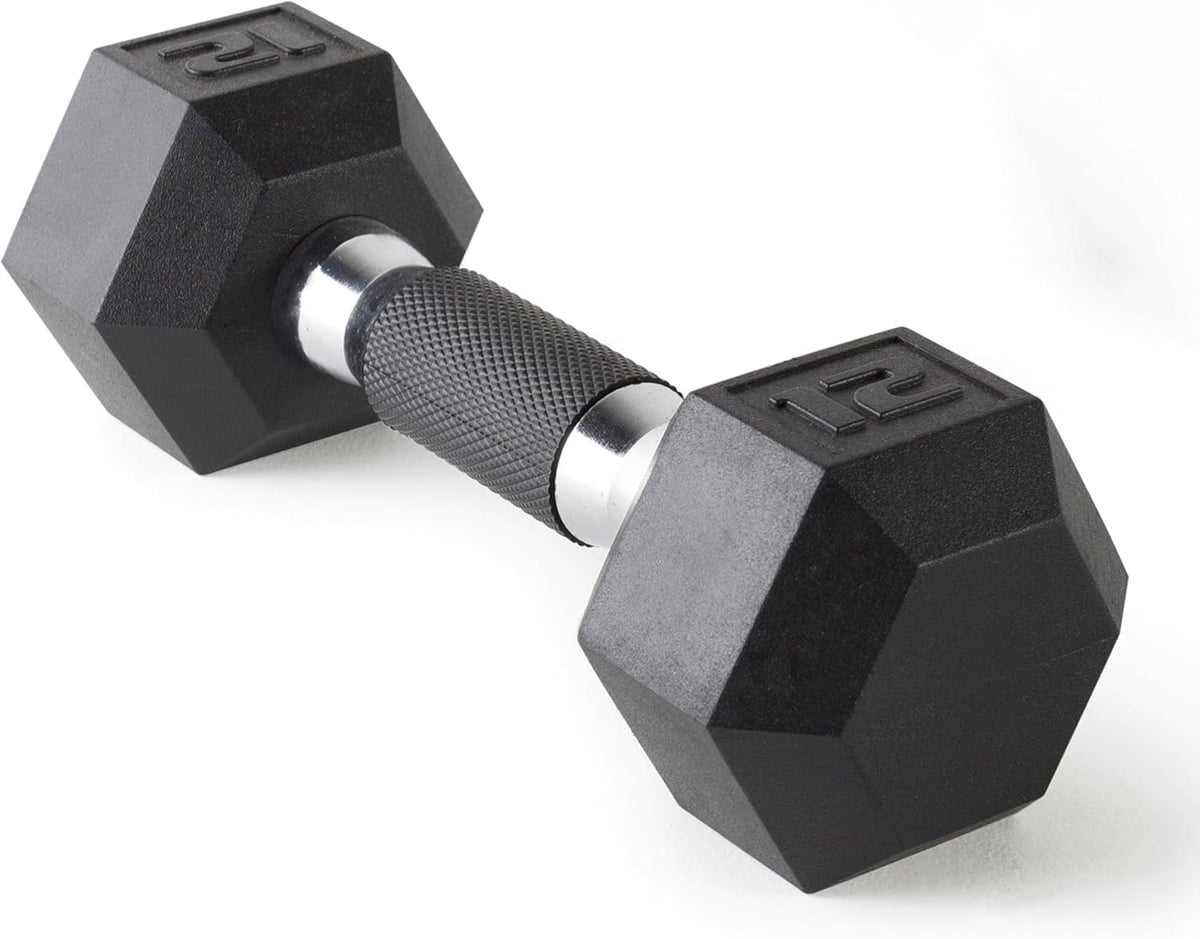 CAP Barbell Rubber Hex Dumbbells