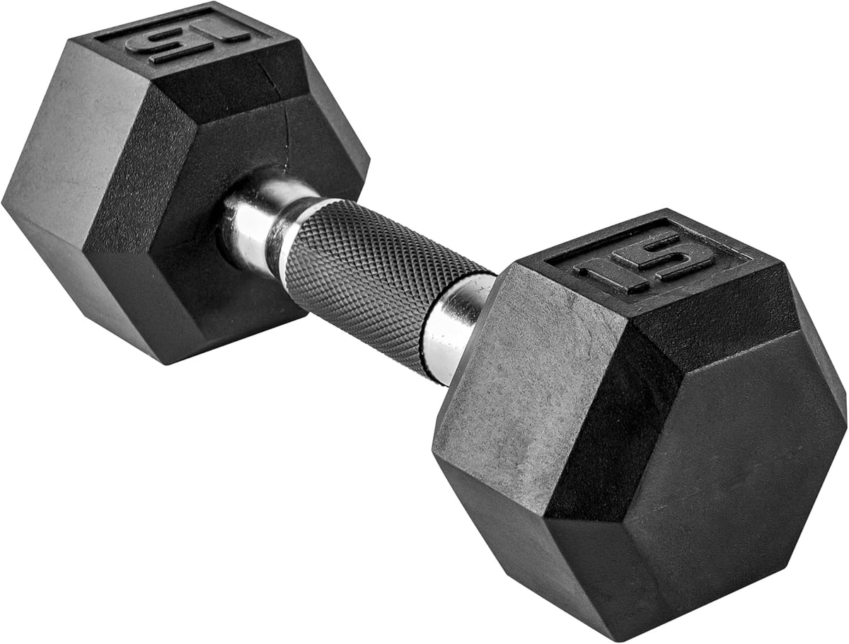 CAP Barbell Rubber Hex Dumbbells