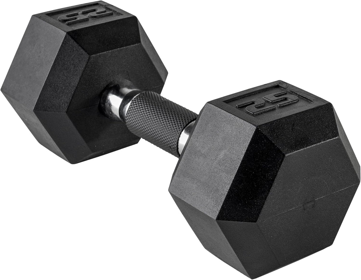 CAP Barbell Rubber Hex Dumbbells