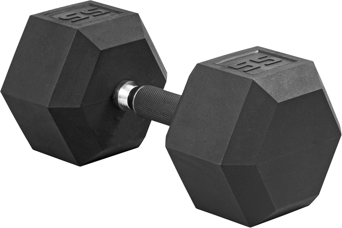 CAP Barbell Rubber Hex Dumbbells