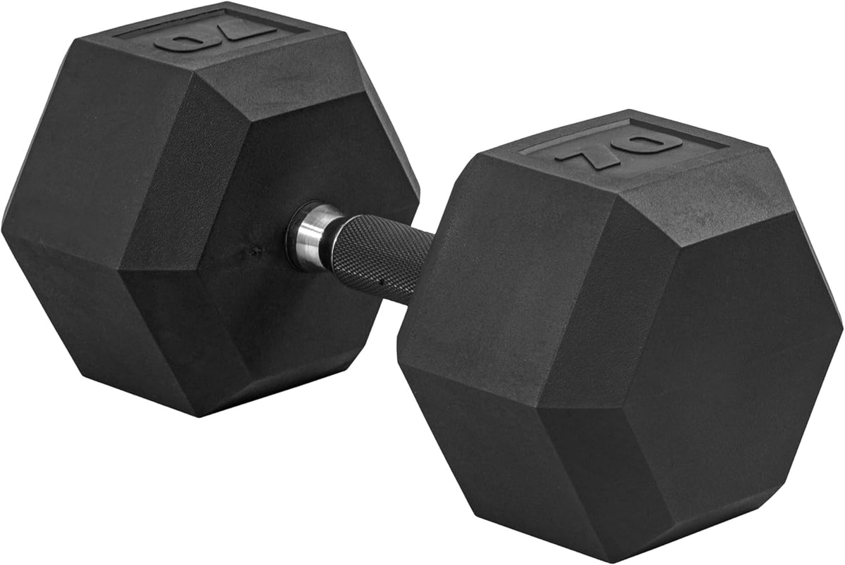 CAP Barbell Rubber Hex Dumbbells