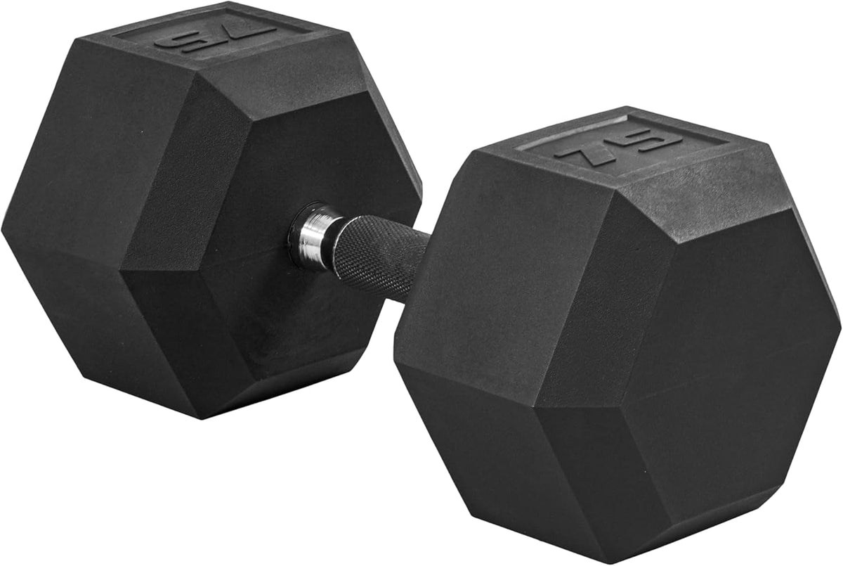 CAP Barbell Rubber Hex Dumbbells