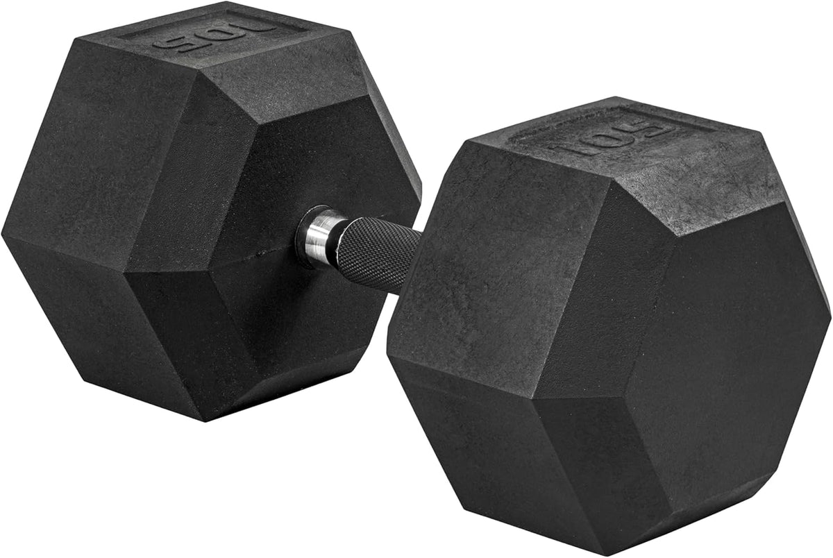 CAP Barbell Rubber Hex Dumbbells