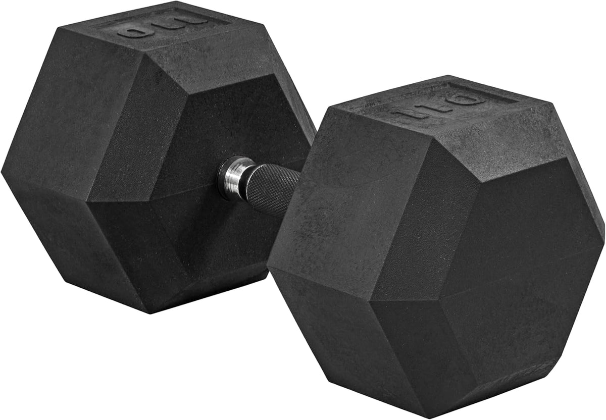 CAP Barbell Rubber Hex Dumbbells