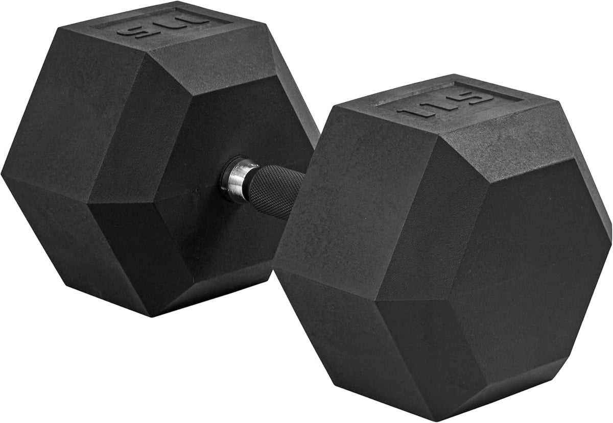 CAP Barbell Rubber Hex Dumbbells