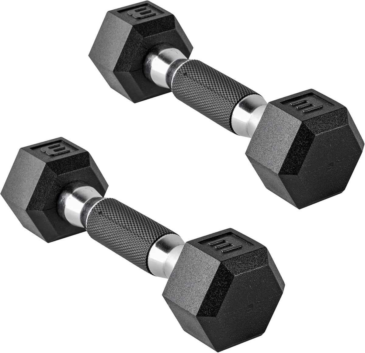 CAP Barbell Rubber Hex Dumbbells