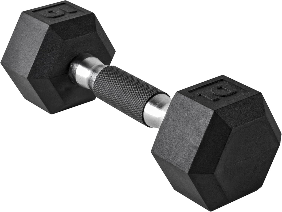 CAP Barbell Rubber Hex Dumbbells