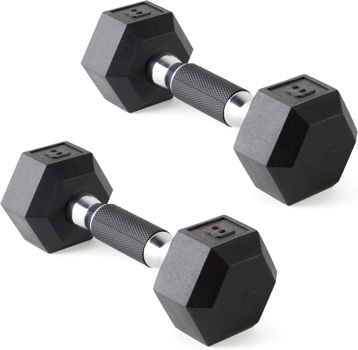 CAP Barbell Rubber Hex Dumbbells