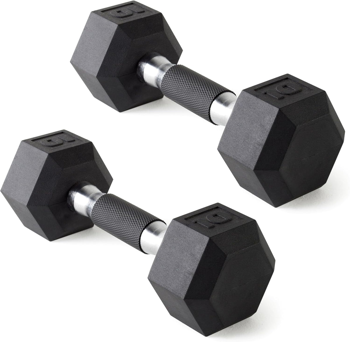CAP Barbell Rubber Hex Dumbbells