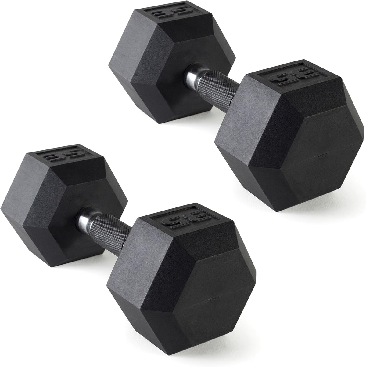 CAP Barbell Rubber Hex Dumbbells